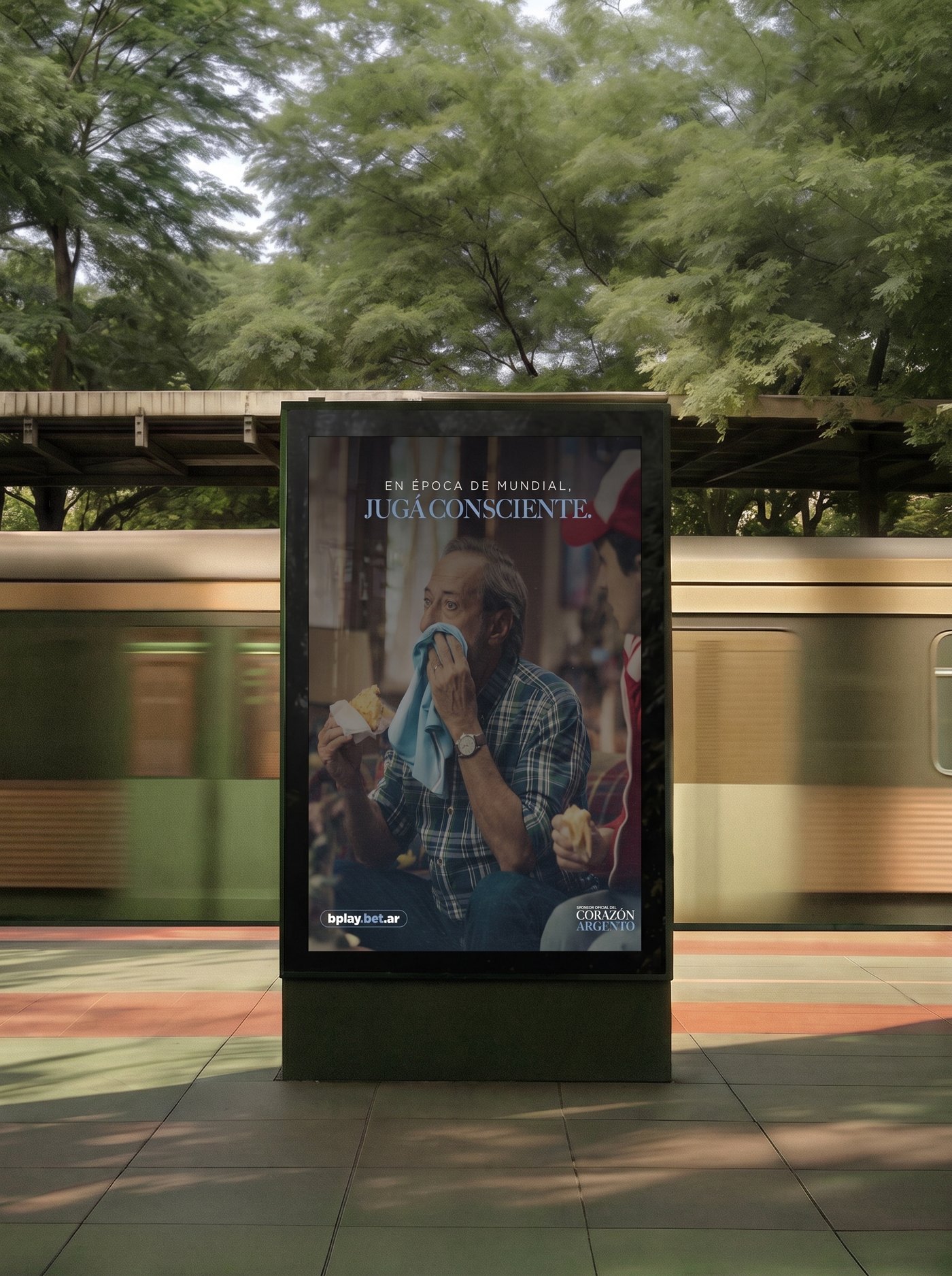 Bplay OOH — MUPI en vía pública, jugá consciente