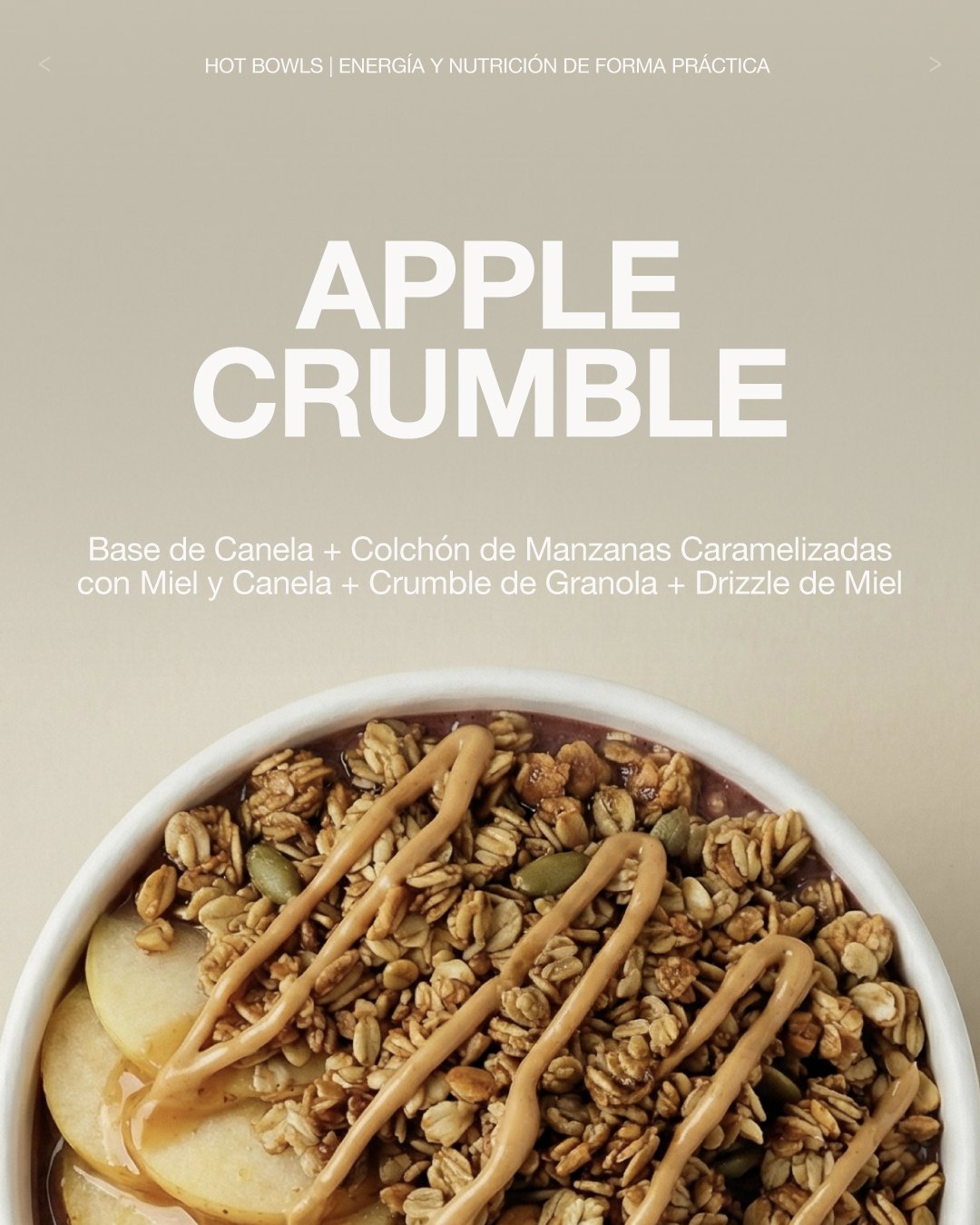 Byo Hot Bowl — Apple Crumble