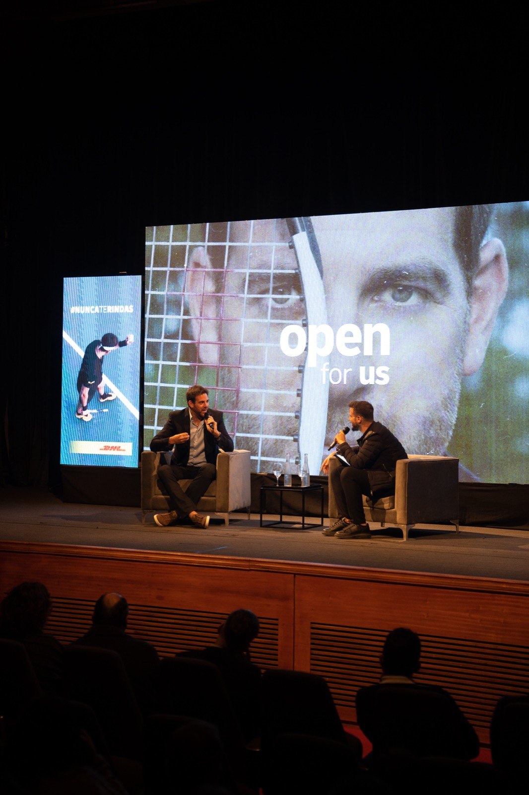 DHL Open for Us — charla de Del Potro en el MALBA