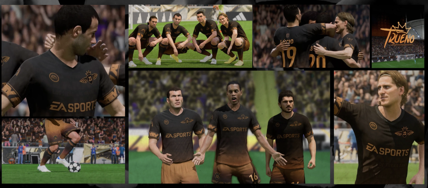 Trueno Tierra Zanta kit in FIFA 22 game